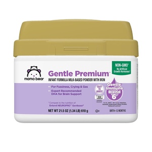 image:imageAmazon Brand  Mama Bear Gentle Premium Baby Formula Powder DHA for Brain Support Gentle Immune Blend 6 2FL HMO For Fusiness Crying amp Gas 215 oz 134 pound Pack of 1215 Ounce Pack of 1