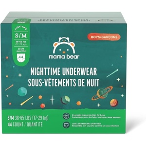 image:imageAmazon Brand  Mama Bear Girls Nighttime Underwear for Bedwetting Overnight Protection Hypoallergenic Size LXL 60125 lbs 38 Count WhiteBoys